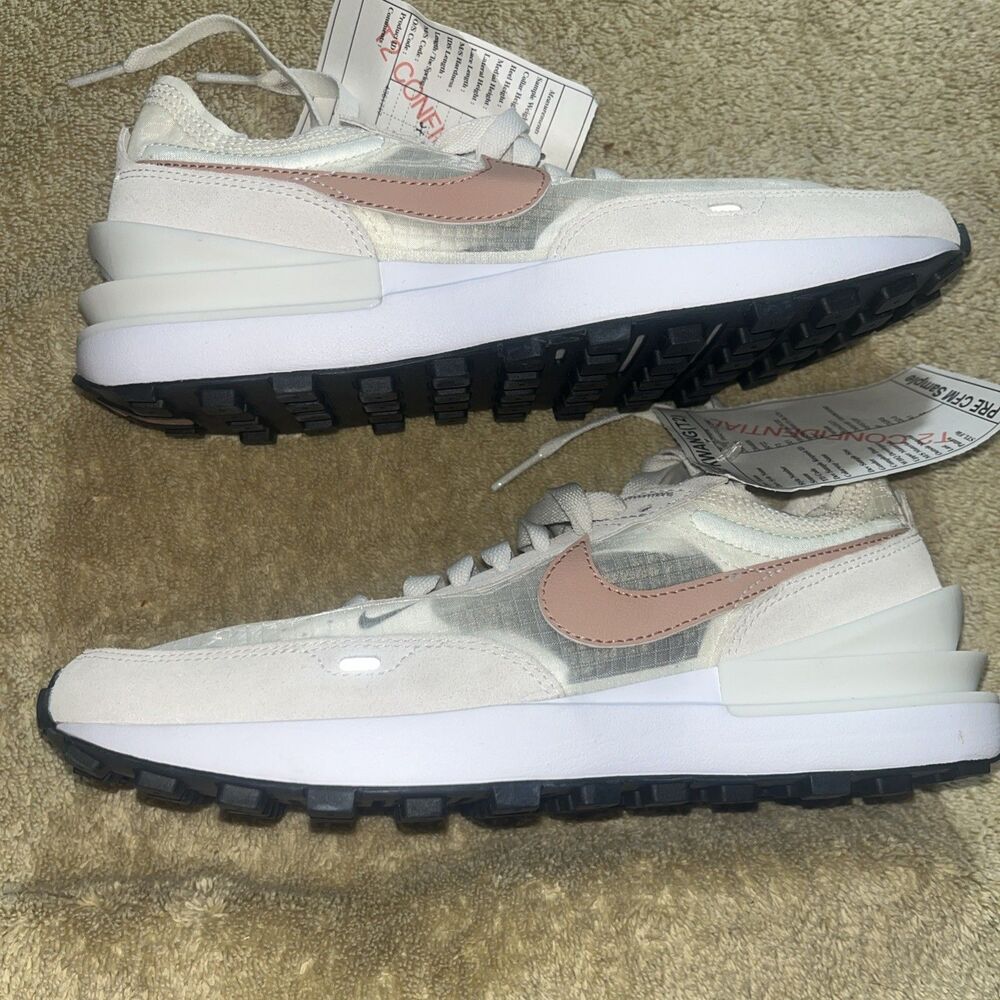Women’s Nike Waffle 1 Dn4696 Size 7 Pre Cfm Sample T2 Confidential Sail Rose